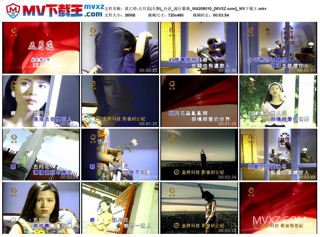 黄乙玲-五月花(人物)_台语_流行歌曲_MA208010